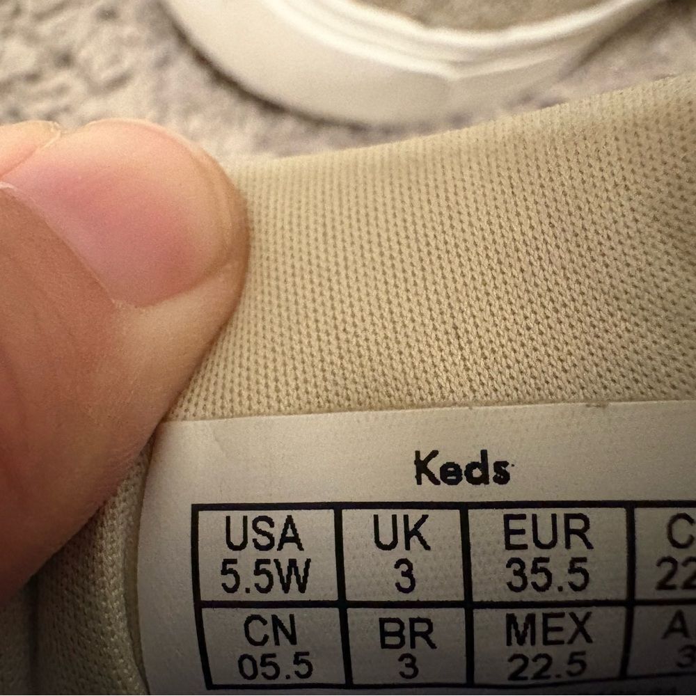 Keds Park Gold Metallic Suede Lace Up Sneakers - Picture 9 of 10